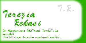 terezia rekasi business card